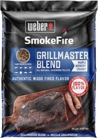 Weber Grillmaster Blend Hardwood Pellets, 20 lb