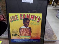 1940s Joe Sammy's Yams label