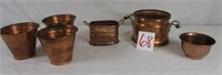 Copper Vases - Coper Pots - Copper Buckets