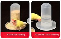 Feed & Water Set for Small Birds/Chicks/Ducklings