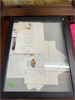 Display with U.S. PRESIDENTIAL Papers