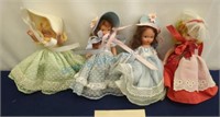 Storybook Dolls, 1940s,  four, original boxes