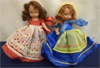 Storybook Dolls, 1940s, two, original boxes