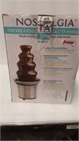 Nostalgia 4-tier  chocolate fondue fountain  -