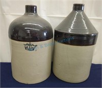 Two stoneware jugs