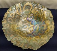 Glass decorative bowl 16"