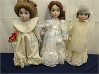 Three Danbury mint American brides