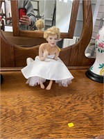 Porcelain Marilyn Monroe Collectible Doll with Box
