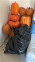 Plastic pumpkins