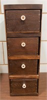 SET OF WOODEN DRAWERS