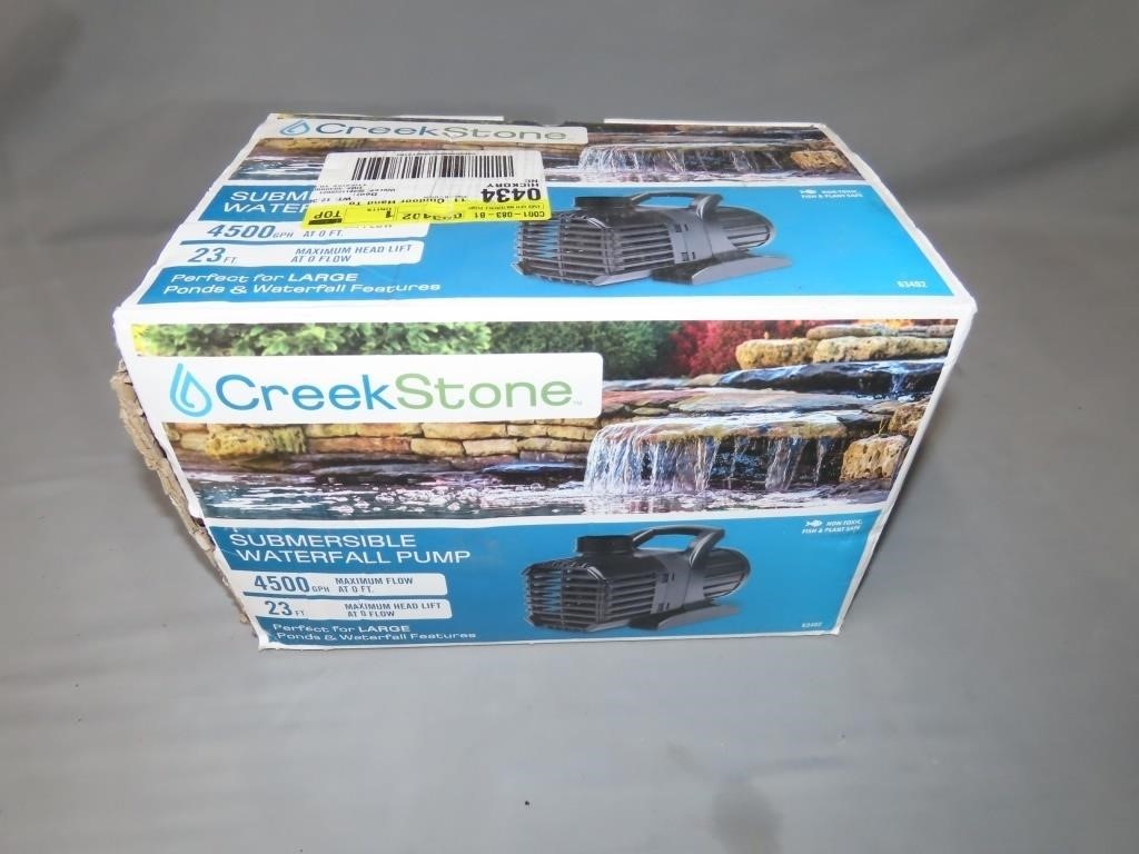 New Creekstone Water Fall Pump