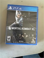 PS4 game Mortal Kombat XL clean disc