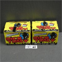 (2) Boxes of Dick Tracy Unopened Packs of Cards