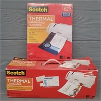 Scotch Thermal Laminator & Pouches