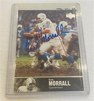 1997 Earl Morrrall Quaterback signed card