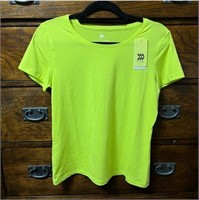 ALL IN MOTION LIME GREEN T-SHIRT MEDIUM