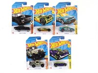 NEW Hot Wheels Assorted Toy Cars (x5)