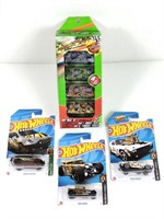 NEW Hot Wheels Assorted Toy Cars (x4)