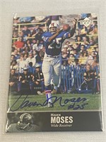 1997 Haven Moses signed football card