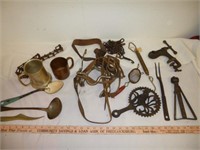Vintage Metal Ware - Cast Iron, Copper, Tools, Etc