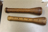 Pair of some sort of Wooden Torches?
