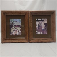 10.5" x 12.5" Framed Pictures