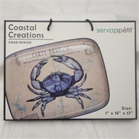 New 1" x 12" x 16" Crab Platter