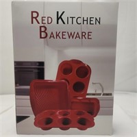 Red Kitchen Bake Set