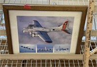 Airplane Collage Framed Print