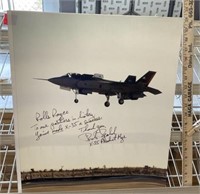 X-35 Signed Aircraft Poster