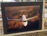 Airplane Print On Poster-board