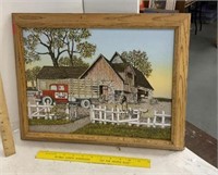 Framed Barn Print