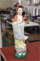 A Chinese Porcelain Figure of a Kwan Yin