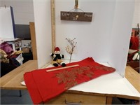 Snowman, Wood Sign, Tablecloth & More