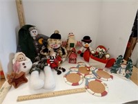 Assorted SnowPeople, Coasters & More