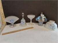 Westmoreland Glass Vases, Bell, Basket &Globe