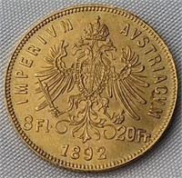 22KT GOLD 1892 Franz Joseph