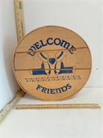 Welcome Friends Wooden Box