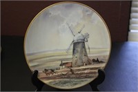 Collector's Plate - Romantic Windmills