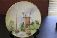Collector's Plate - Romantic Windmills