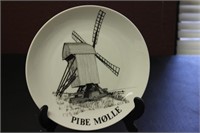 Collector's Plate - Danish Windmills - Numbered
