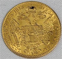1927 23.6KT GOLD FRANZ JOSEPH