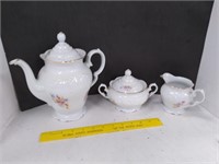 Royal Kent Teapot Cream and Sugar