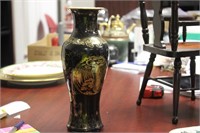 Chinese Mirror Black Decorative Vase
