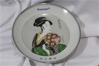 Rare Ciba Rimactone Japanese Advertising Plate