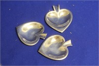 Lot of 3 Reed and Barton Sterling Ashtray