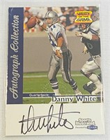1999 Danny White signed football card
