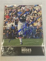 1997 Haven Moses signed football card