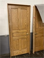 Oak Solid Core Door In Jamb