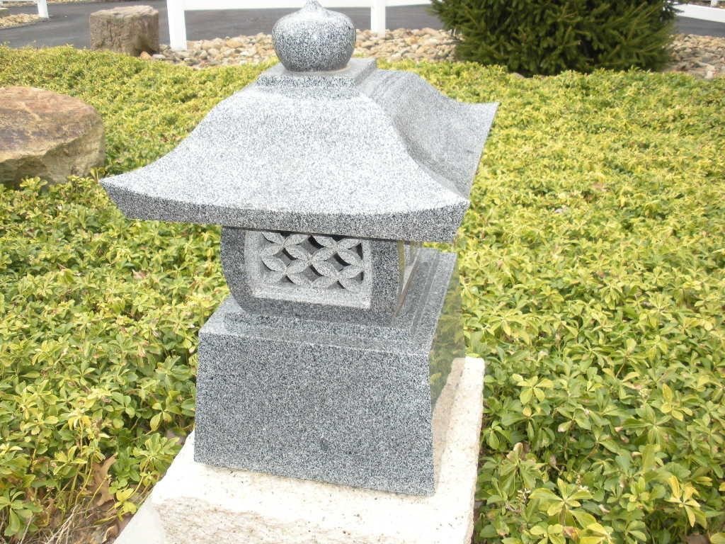 Granite Japanese Lantern  15x15x23